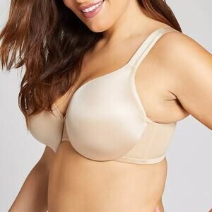 New cacique 42J Full cover underwire nude bra (flaw)